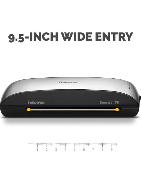 Laminadora Fellowes Spectra 95 24.1 cm Plata/Negro