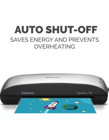 Laminadora Fellowes Spectra 95 24.1 cm Plata/Negro