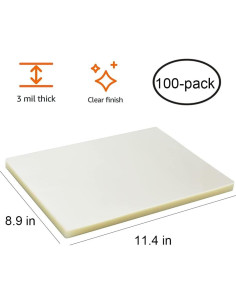 Fundas Térmicas para Laminado FungLam 22.6x29 cm 100 Paquetes 2