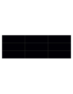 Azulejo Cerámico Negro Mate TileHQ 12x4 cm 28 Piezas