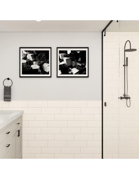 Azulejo Cerámico TileHQ 15x45.7 cm Biscuit Mate 15 Piezas