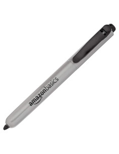 Marcadores Permanentes Retráctiles Amazon Basics, 12 Piezas, Negro