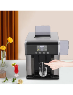 Máquina de Hielo Nugget 2 en 1 YUINDY Portátil 10 Cubos en 12 Min 2