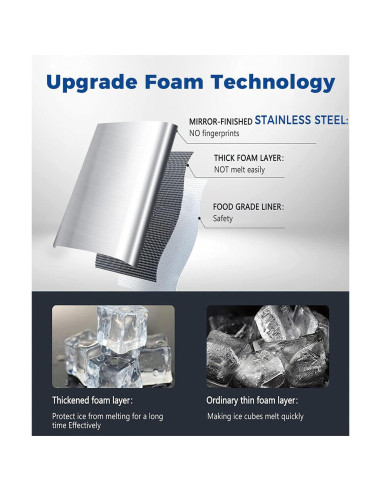 Máquina de Hielo Nugget Joy Pebble 15kg/día Acero Inoxidable