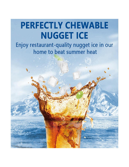 Máquina de Hielo Nugget Joy Pebble 15kg/día Acero Inoxidable