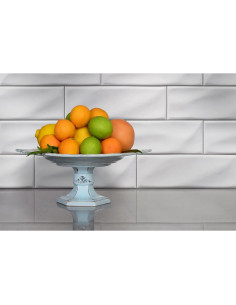 Azulejo Cerámico Blanco Susurro MSI 10x30 cm Mate para Baño y Cocina 2