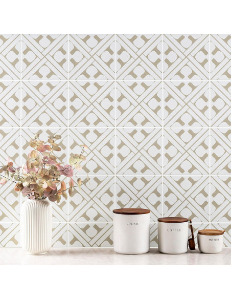 Azulejo Porcelana Encaustic MSI Elora 20.32x20.32cm Mate