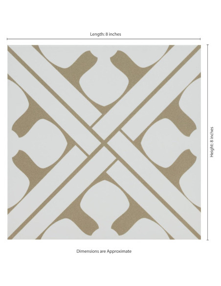 Azulejo Porcelana Encaustic MSI Elora 20.32x20.32cm Mate