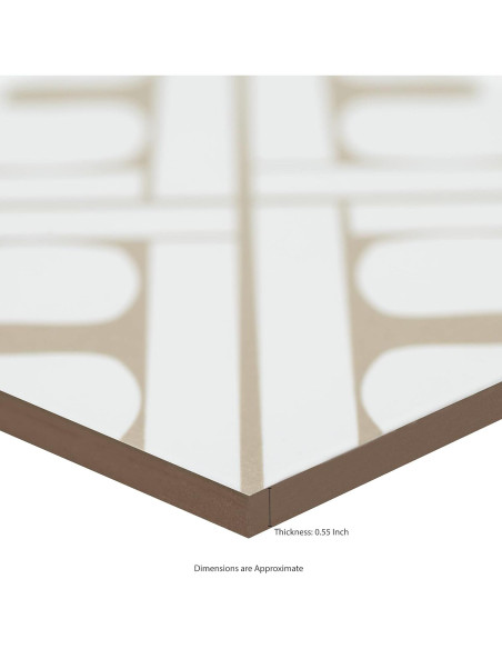 Azulejo Porcelana Encaustic MSI Elora 20.32x20.32cm Mate