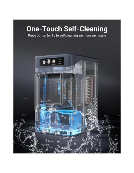 Fabricador de Hielo Nugget Yawhew 44 kg/día Autolimpiante