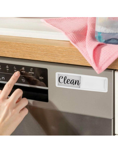 Cartel Imán Lavavajillas Limpio Sucio Realth 17.5x5.1cm