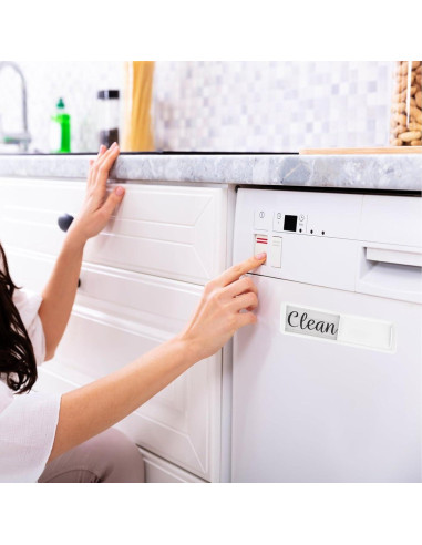 Cartel Imán Lavavajillas Limpio Sucio Realth 17.5x5.1cm