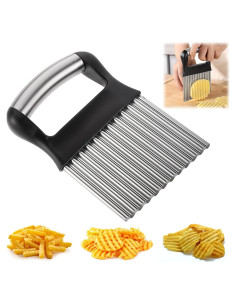 Cortador de Ondas Dimeho de Acero Inoxidable 14x9.5cm