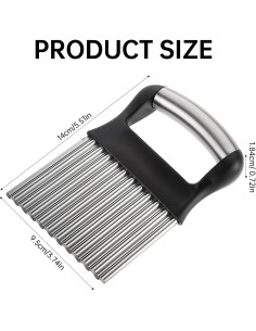 Cortador de Ondas Dimeho de Acero Inoxidable 14x9.5cm 2