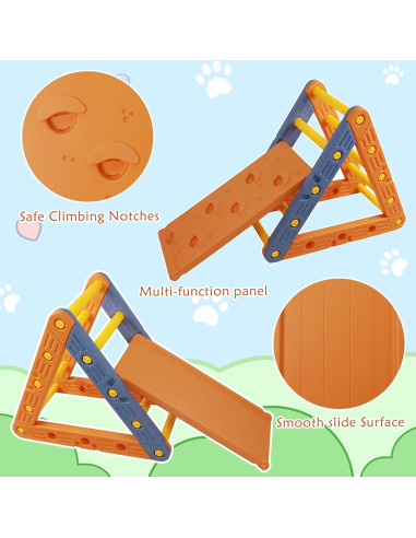 Juego de Escalada 5-en-1 Goldshire para Niños - Arco, Rampa y Escalera