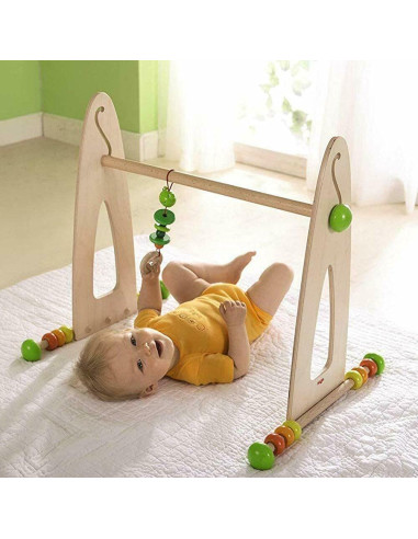 Gimnasio de Juego HABA de Madera Ajustable 60x45x55 cm