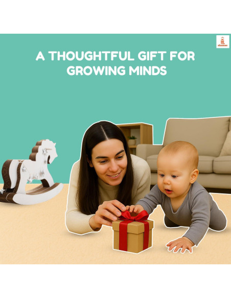 Juguete de tambor giratorio de madera Shumee 18x15 cm