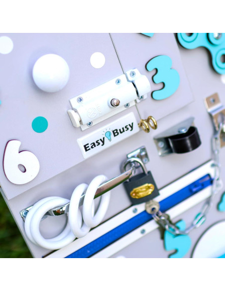 Tablero Sensorial Montessori Personalizado para Bebés 50x60cm