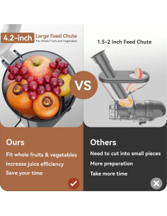 Accesorio exprimidor masticador KITCHTREE para KitchenAid 10.7 cm 2