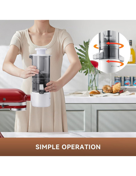 Accesorio exprimidor masticador KITCHTREE para KitchenAid 10.7 cm