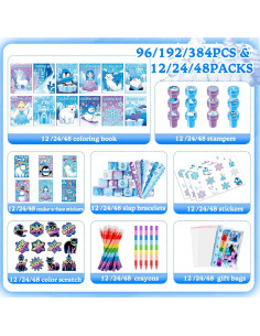 Conjunto de Regalos Congelados BenLouis 192pcs para Niños 2