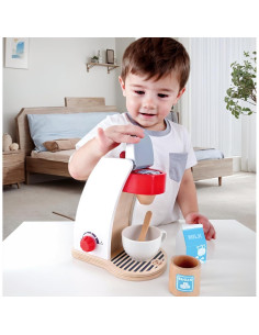 Juego de Cocina de Café Hape de Madera 6 Piezas para Niños 2
