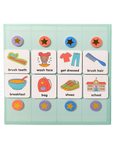 Calendario Visual Magnético Look Lola - 72 Imanes + Tablero