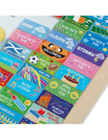 Calendario Magnético Diario Melissa & Doug 3+ Actividades