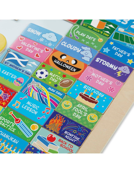 Calendario Magnético Diario Melissa & Doug 3+ Actividades