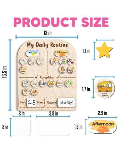 Tabla de Tareas Interactiva LilaLand con Tarro de Estrellas
