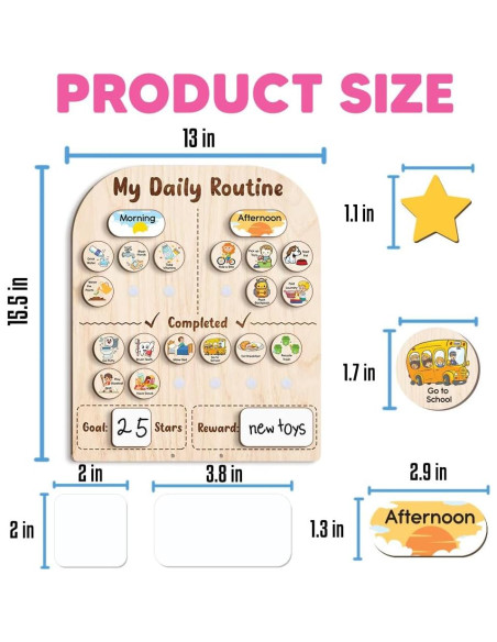 Tabla de Tareas Interactiva LilaLand con Tarro de Estrellas