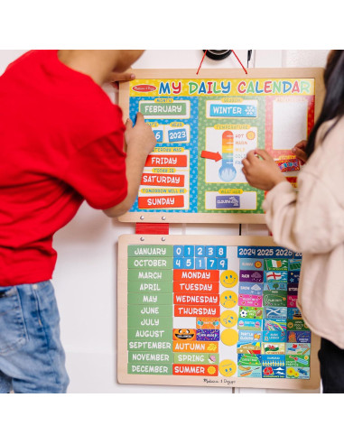 Calendario Magnético Diario Melissa & Doug 3+ Actividades