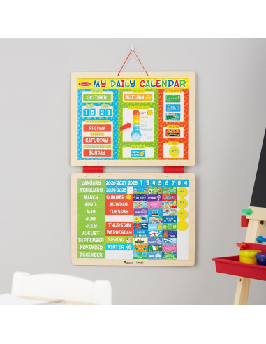 Calendario Magnético Diario Melissa & Doug 3+ Actividades