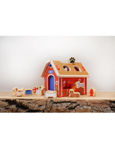 Juguete Clasificador de Formas Casa de Perro Jack Rabbit 18+ Meses 2