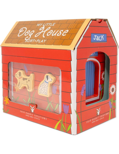 Juguete Clasificador de Formas Casa de Perro Jack Rabbit 18+ Meses