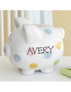 Alcancía de Lunares Hagamos Recuerdos 20.32 cm Personalizada 2