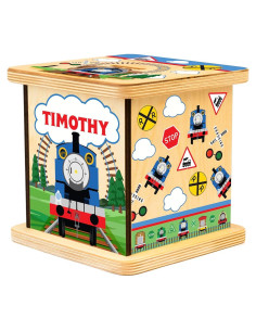 Hucha de Madera Personalizada BloomOwl para Niños y Bebés