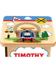 Hucha de Madera Personalizada BloomOwl para Niños y Bebés 2