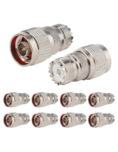 Adaptador N Macho a UHF Hembra XRDS_RF Pack 10 Unidades