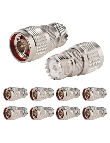 Adaptador N Macho a UHF Hembra XRDS_RF Pack 10 Unidades