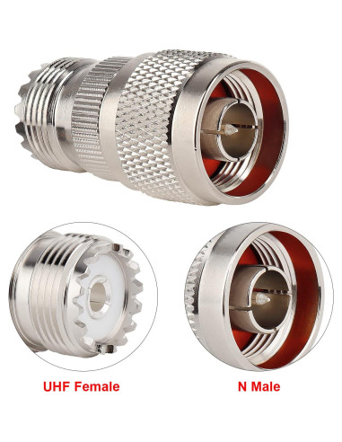 Adaptador N Macho a UHF Hembra XRDS_RF Pack 10 Unidades
