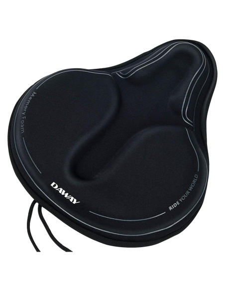 Funda de Asiento de Bicicleta DAWAY C6M - Espuma de Memoria 30x27cm