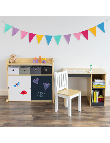 Conjunto de Escritorio y Silla Humble Crew Dalton para Niños