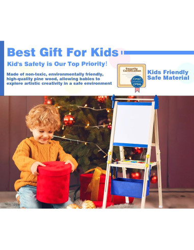 Caballete de arte ajustable SWINSKUAD para niños 94-123 cm