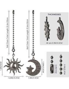 Cadena de Tirar para Ventilador de Techo SHIFANQI 30 cm 2