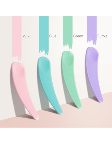 100 Espátulas Cosméticas GOLACKY Mini Cuchara Plástico Multicolor