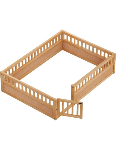 Cama de Piso Completo PVWIIK con Cerca y Puerta Natural