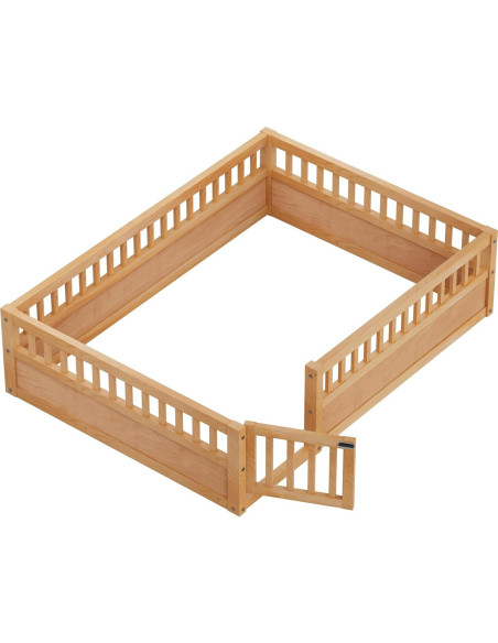Cama de Piso Completo PVWIIK con Cerca y Puerta Natural