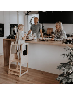 Torre de Observación Montessori Sweet Home 3 Niveles Pizarra 2