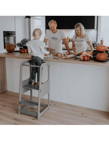 Torre Montessori transformable 2 en 1 Sweet Home 90cm